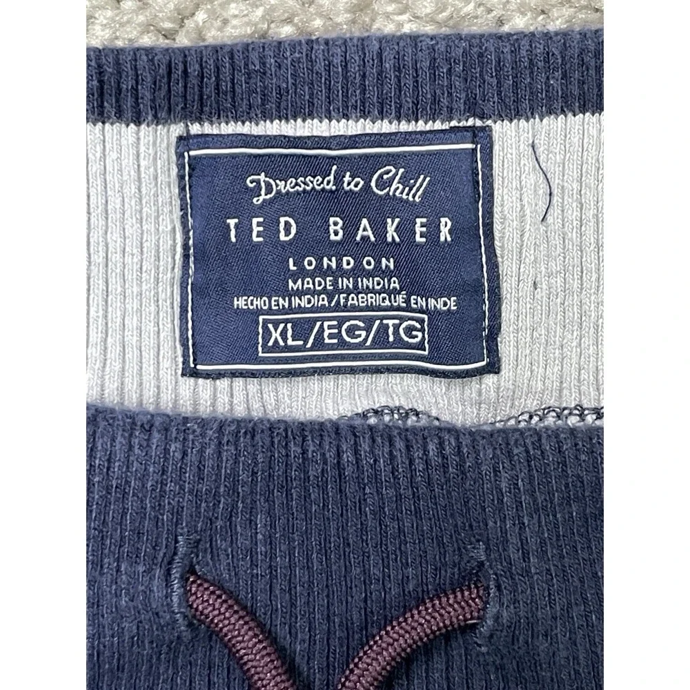 Ted Baker London Dressed to Chill Lounge Jogger Men's Pant SZ XL ALL OVER PRINT